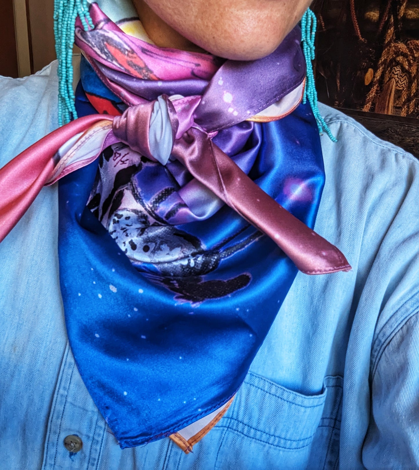 Pre-Order Teepee Creepin' War Ponies Scarf