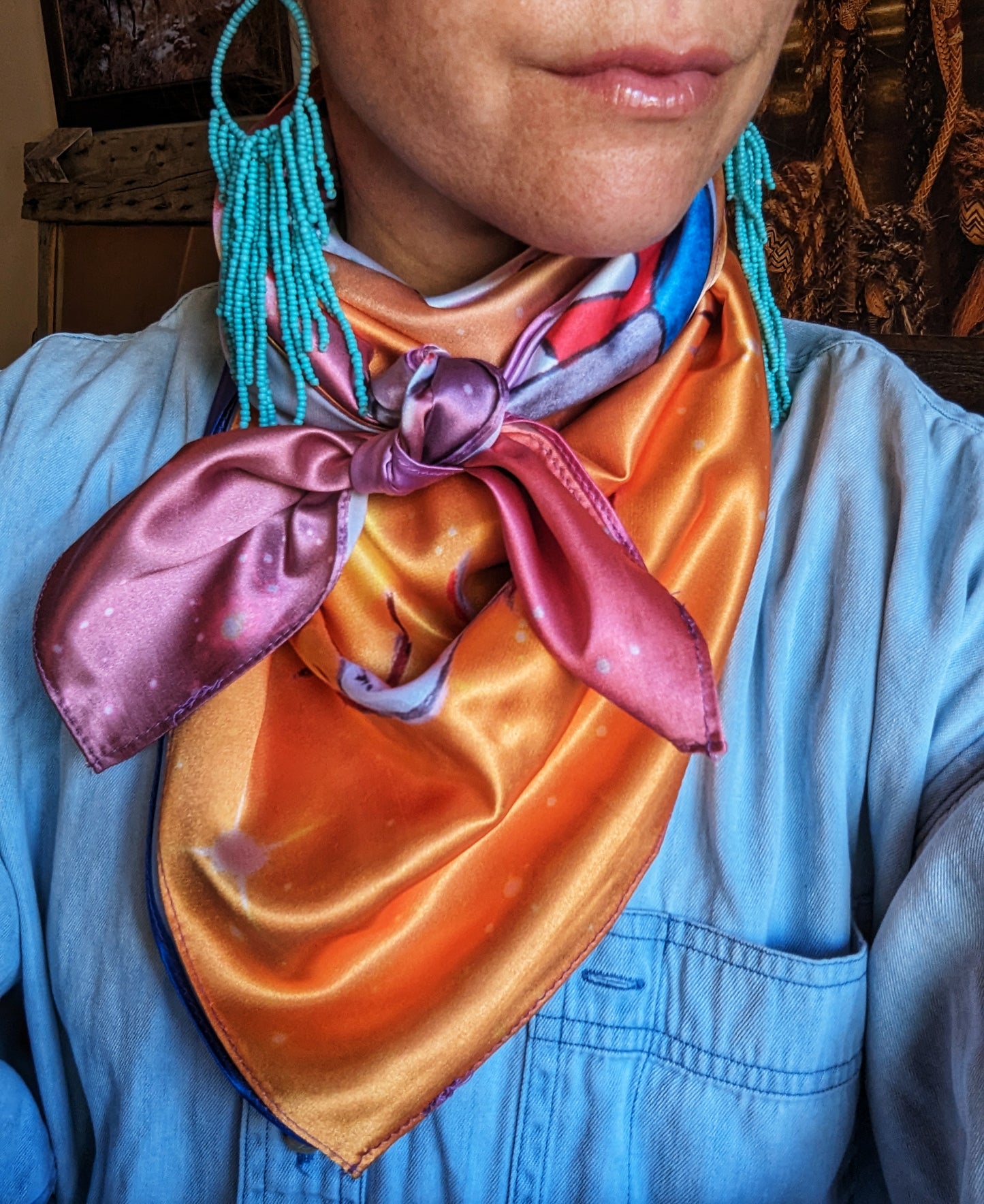 Pre-Order Teepee Creepin' War Ponies Scarf