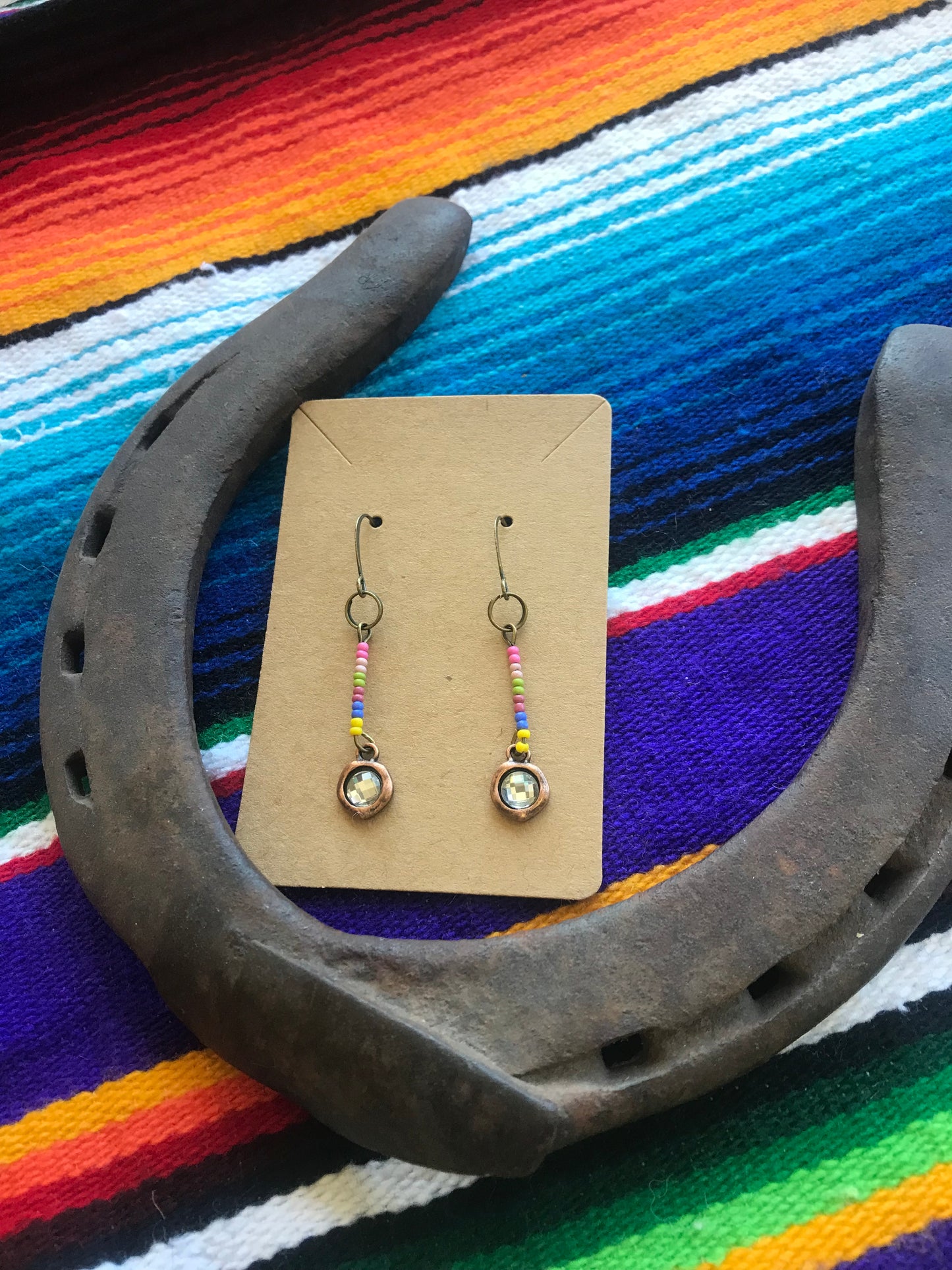 Dangle bead earrings