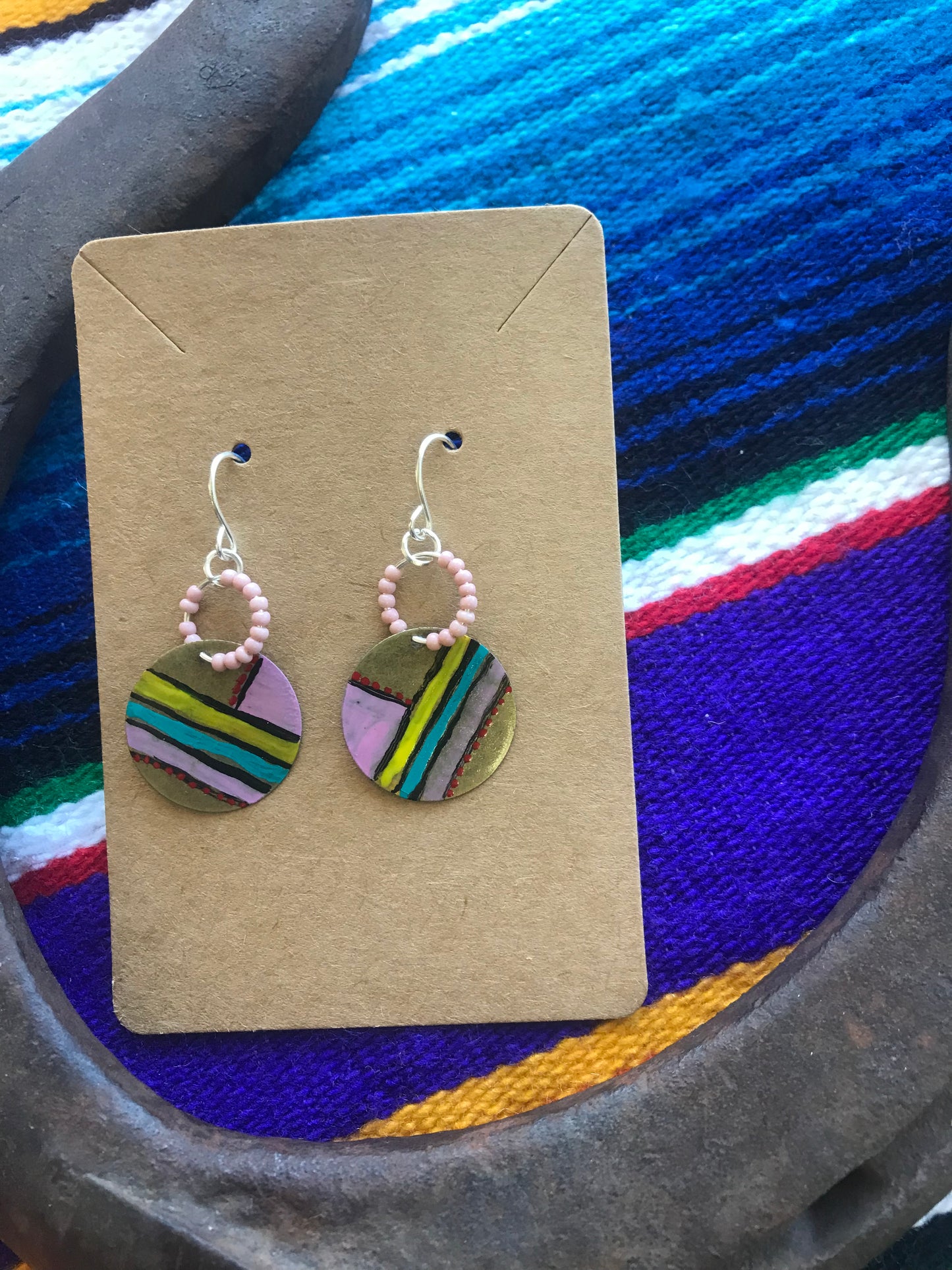 Hand painted earrings