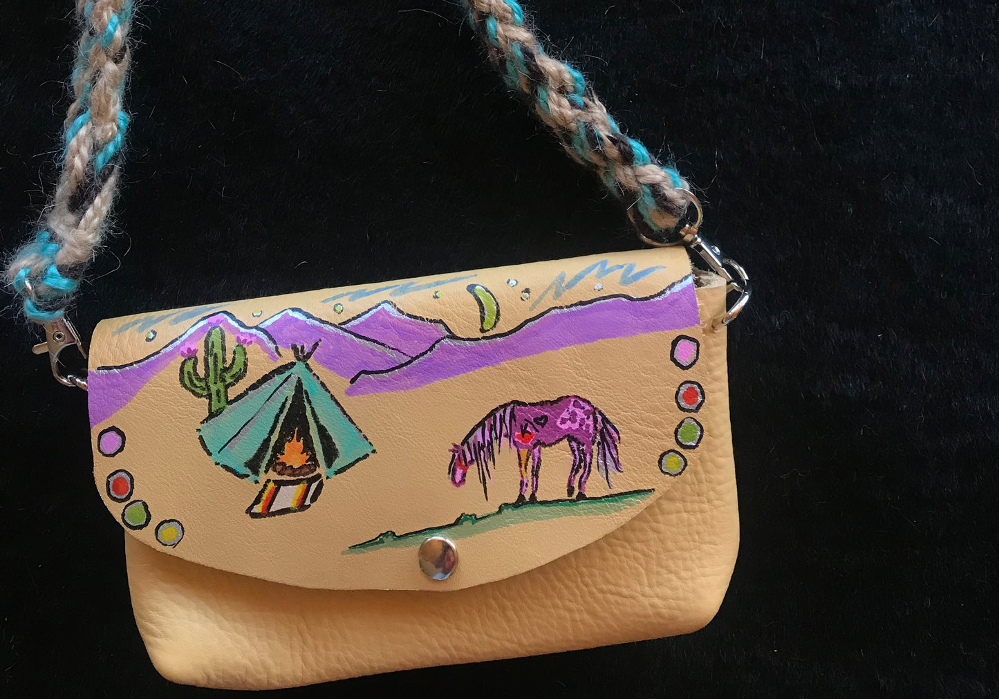 Tipi and Painted Pony Purse