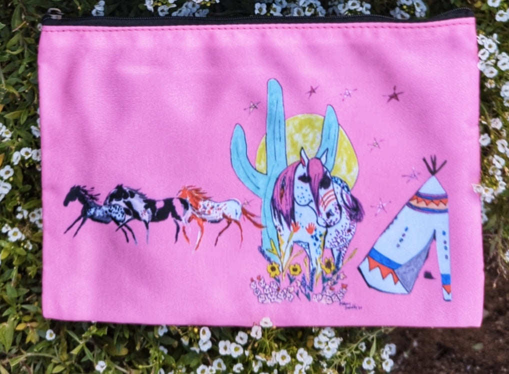 Pre-Order Teepee Creepin' War Ponies Bag (Punchy Pink)