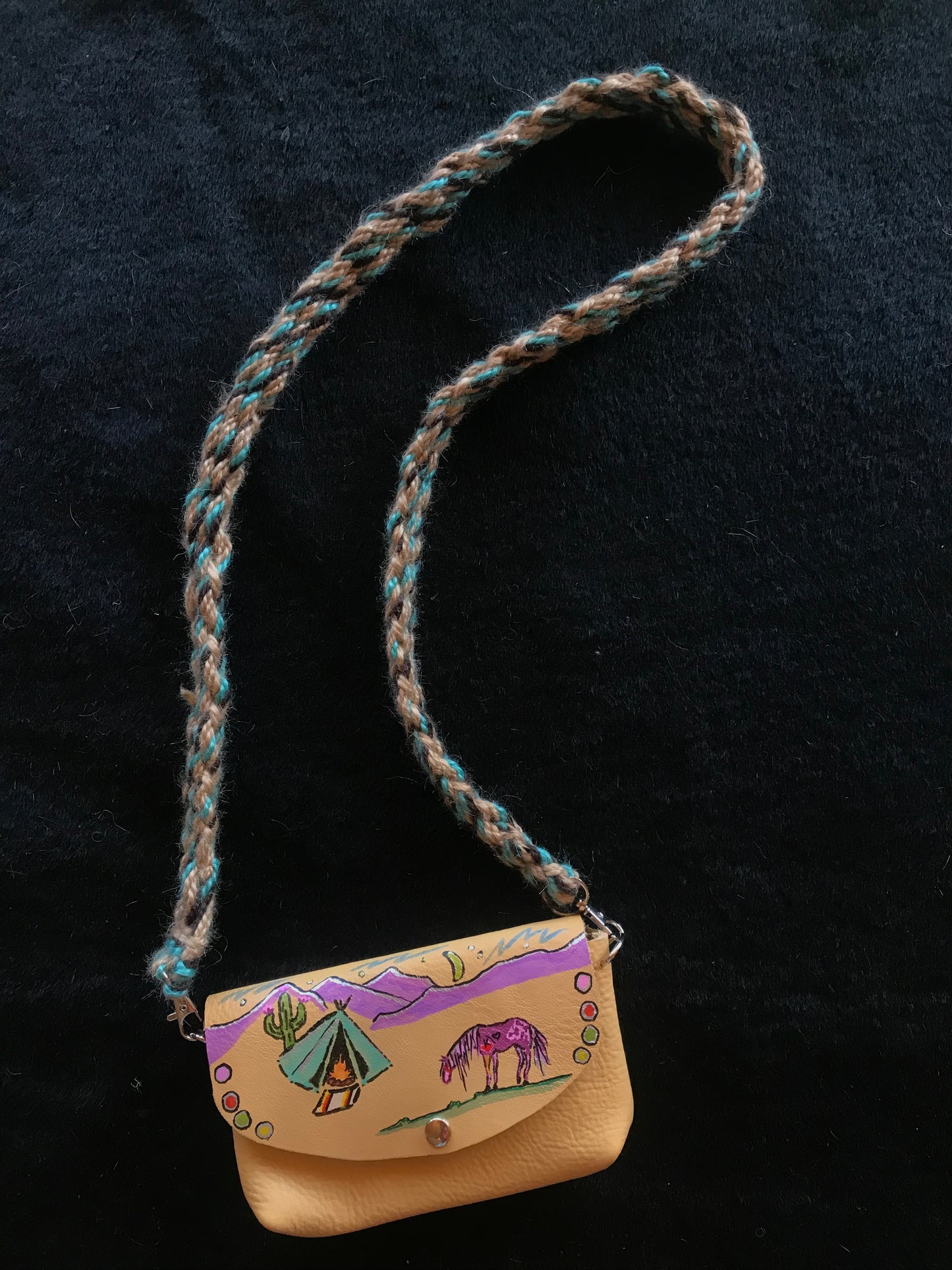 Tipi and Painted Pony Purse
