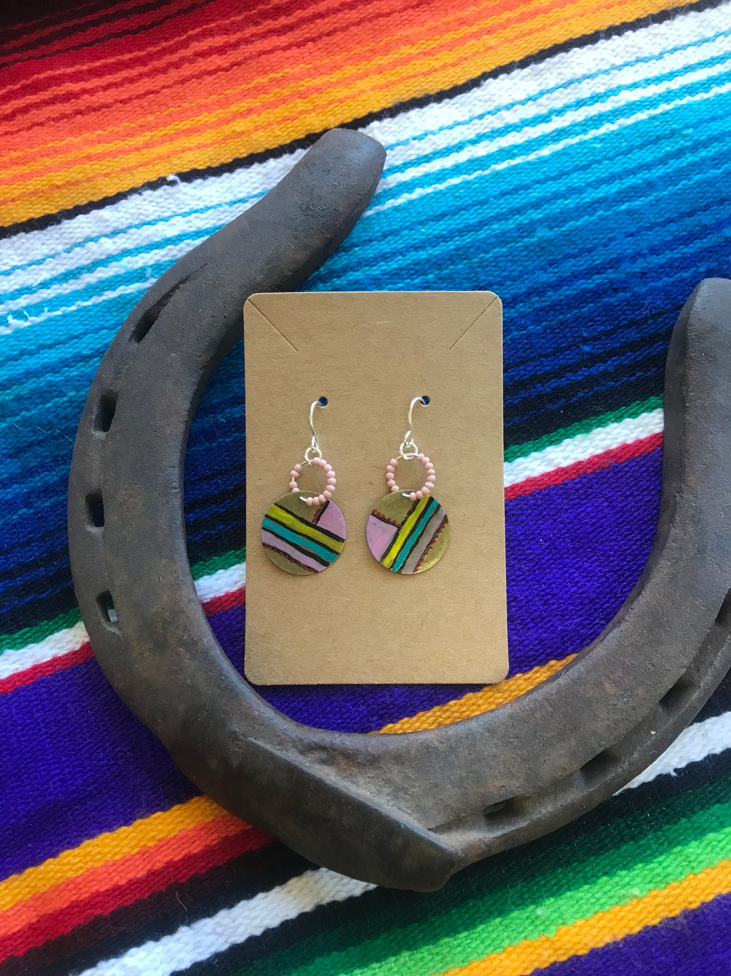 Hand painted earrings